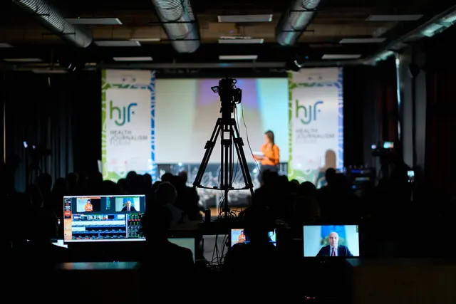 Il palco visto dalla regia